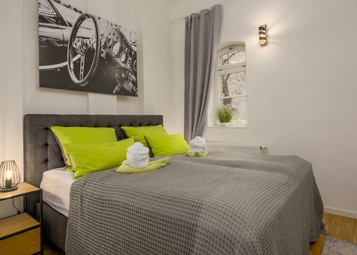 アパート Sweethome - Luxus Pur - Grosse Kueche, Terrasse, Stellplatz, Wifi ハレ